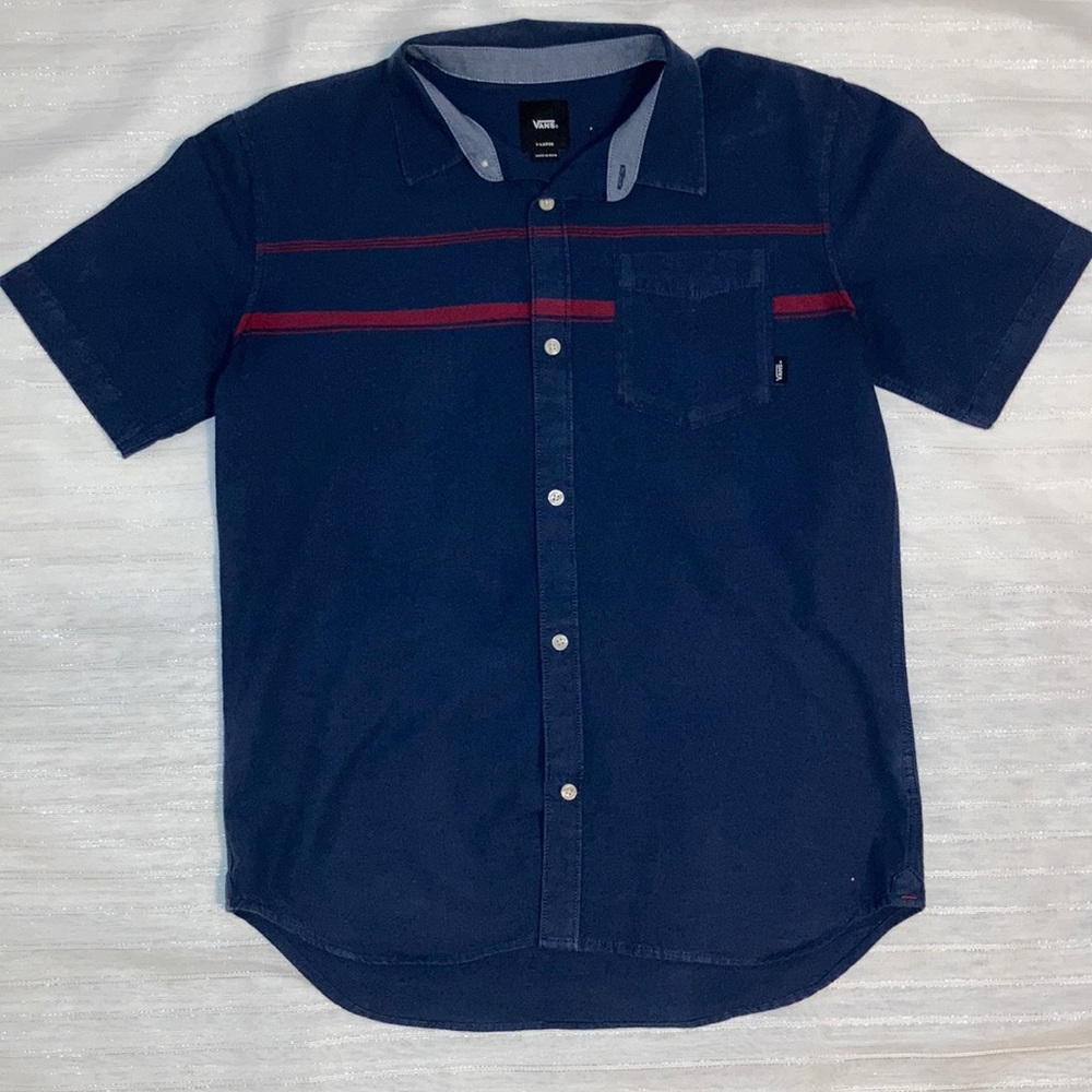 Dark Blue Button Down
